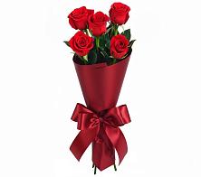 Букет 5 Красных роз Эдлесс Лав в Архангельской
