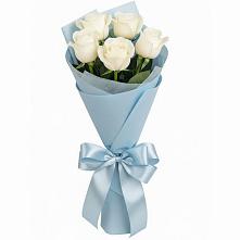 Букет 5 Белых роз Проуд #REPLACE_PRED# Архангельской