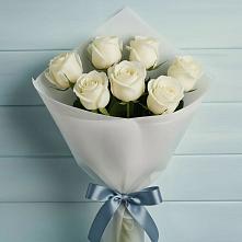 Букет 7 Белых роз Эдлесс Лав #REPLACE_PRED# Архангельской