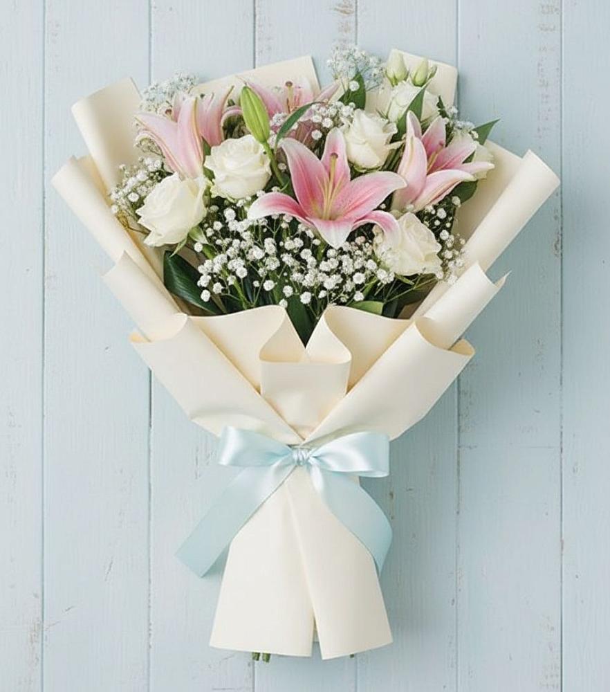 Букет цветов из: Лилии в Архангельской