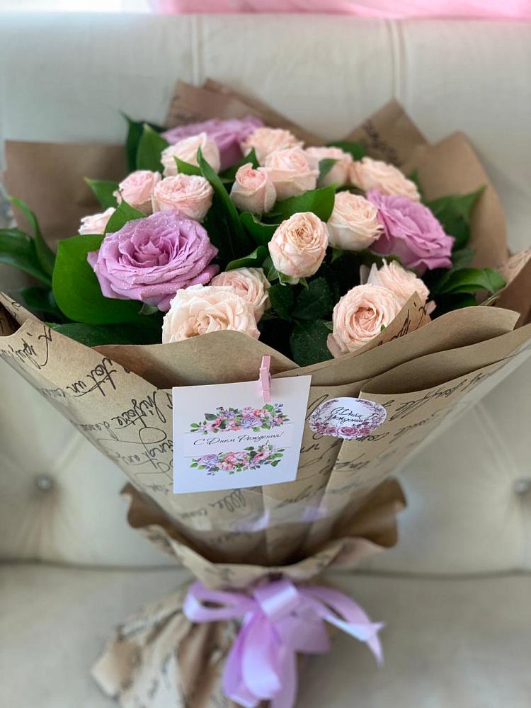 Букет цветов из: Розы в Архангельской