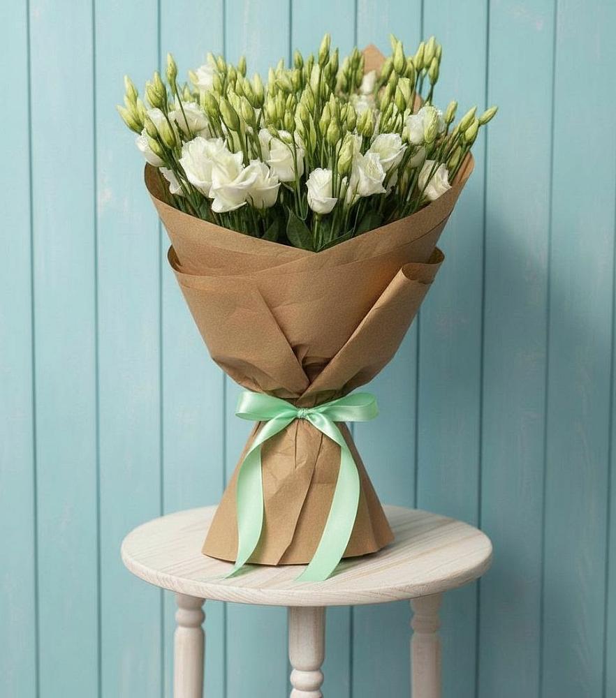 Букет цветов из: Лизиантусы в Архангельской