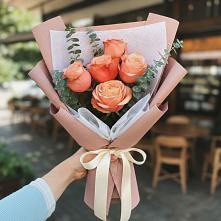 Букет цветов из:  Розы в Архангельской