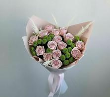 Букет цветов из:  Розы и Хризантемы в Архангельской