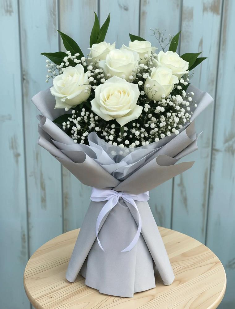 Букет цветов из: Розы в Архангельской