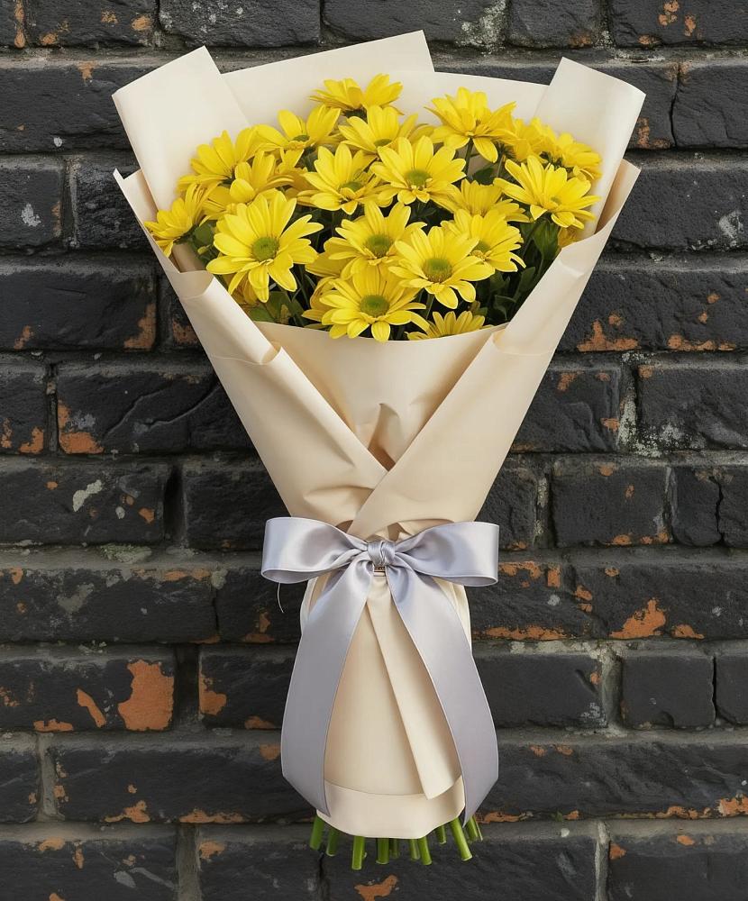 Букет цветов из: Хризантемы в Архангельской