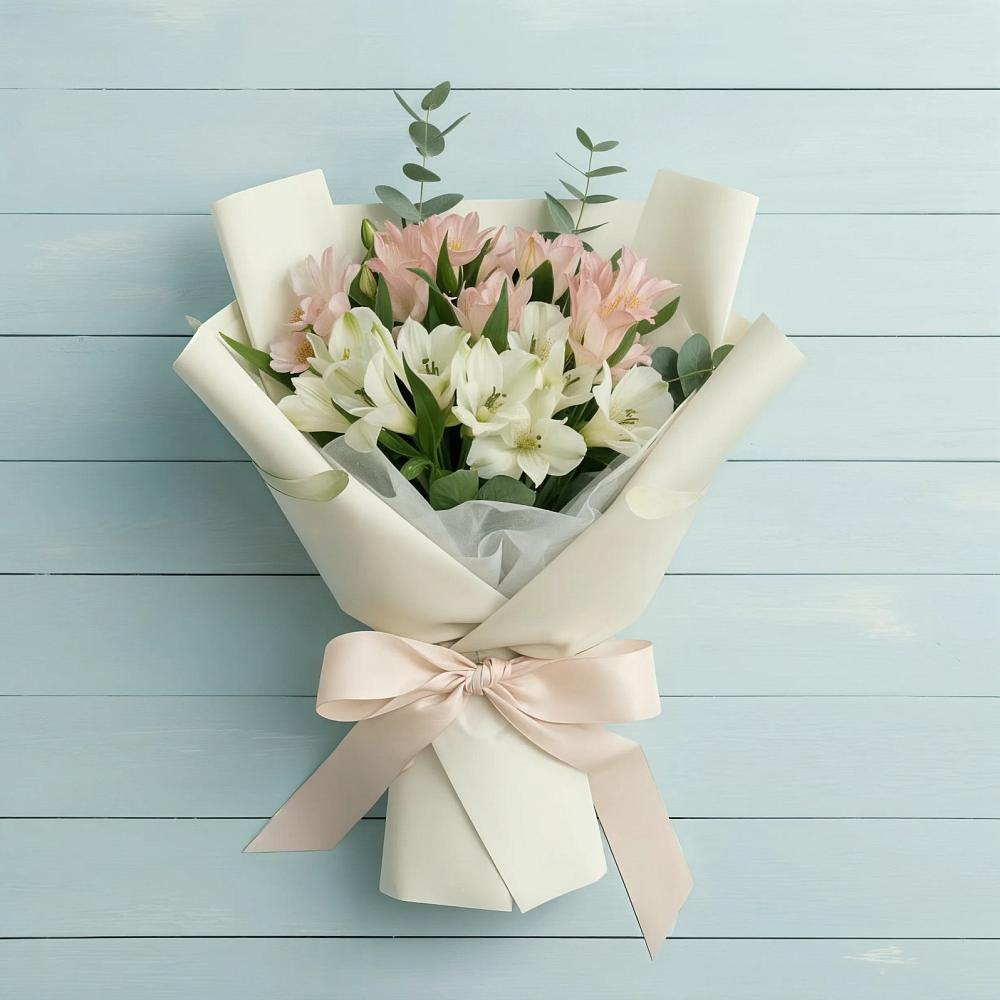 Букет цветов из: Альстромерии в Архангельской