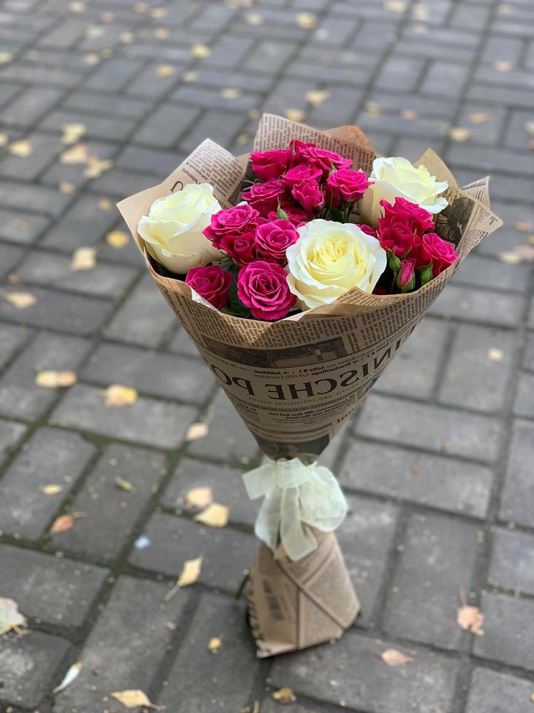 Букет цветов из: Розы в Архангельской