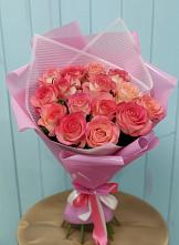 Букет 15 Розовых роз Равель #REPLACE_PRED# Архангельской