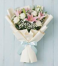 Букет цветов из:  Лилии в Архангельской