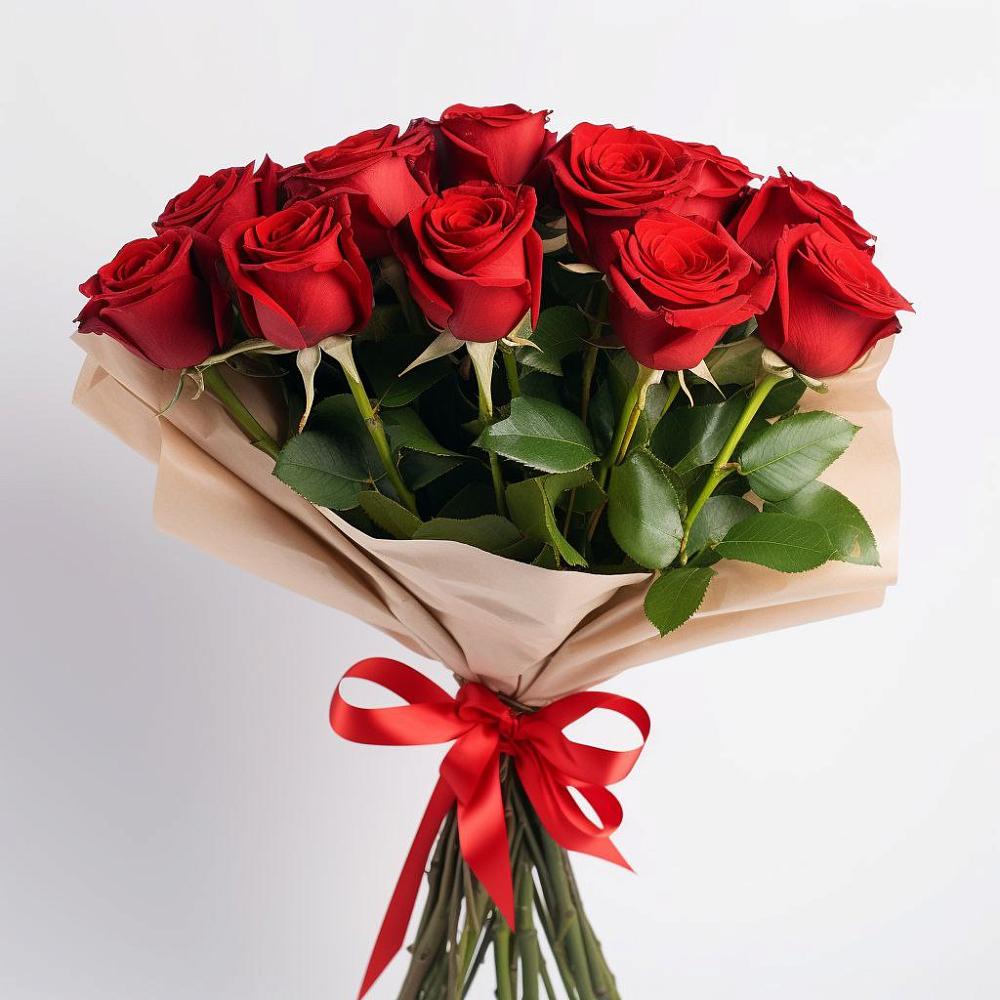 Букет 11 Красных роз Эдлесс Лав в Архангельской
